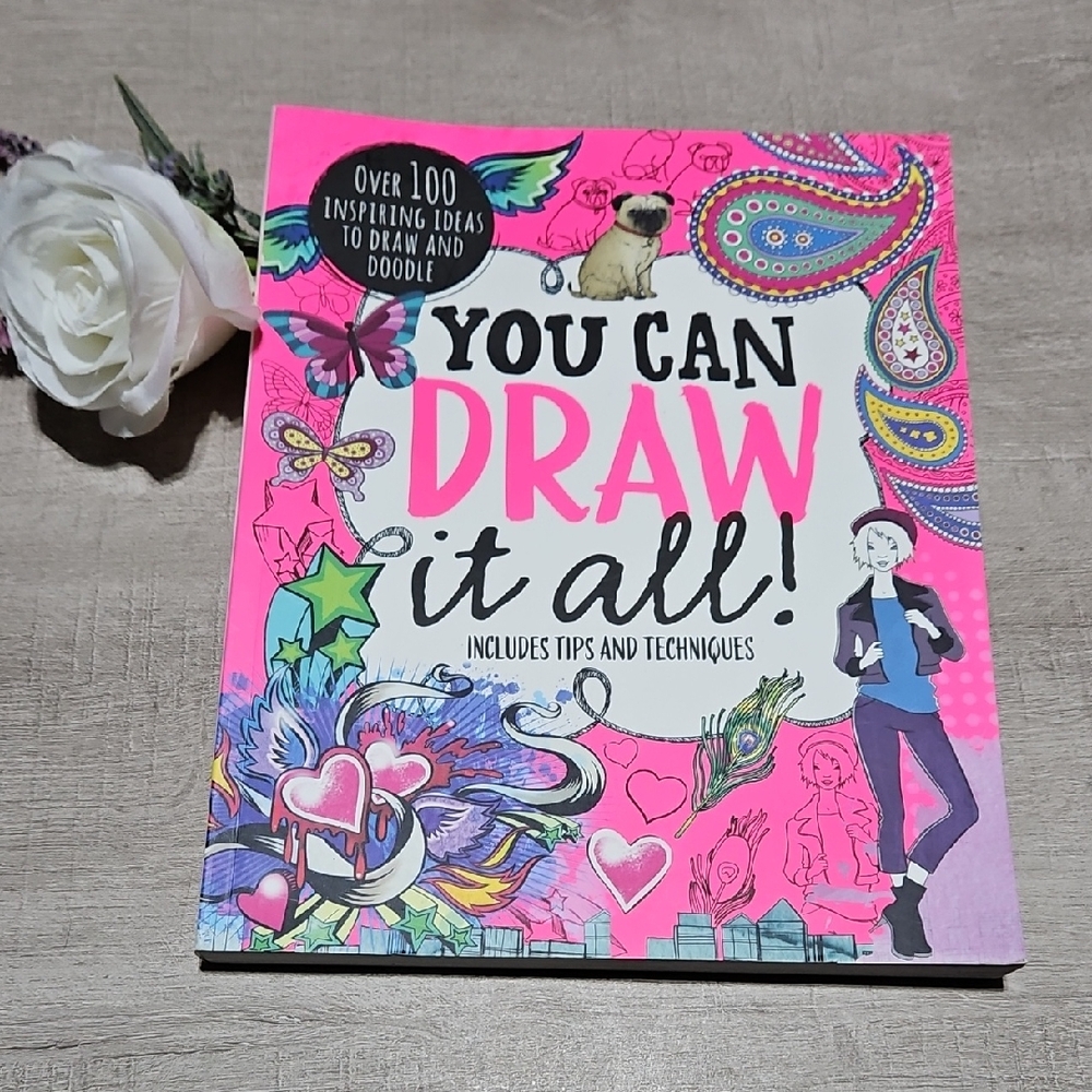 You Can Draw It All! - Colorful Drawing Guide Book